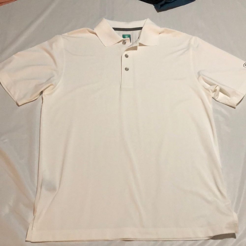 White Golf Polo